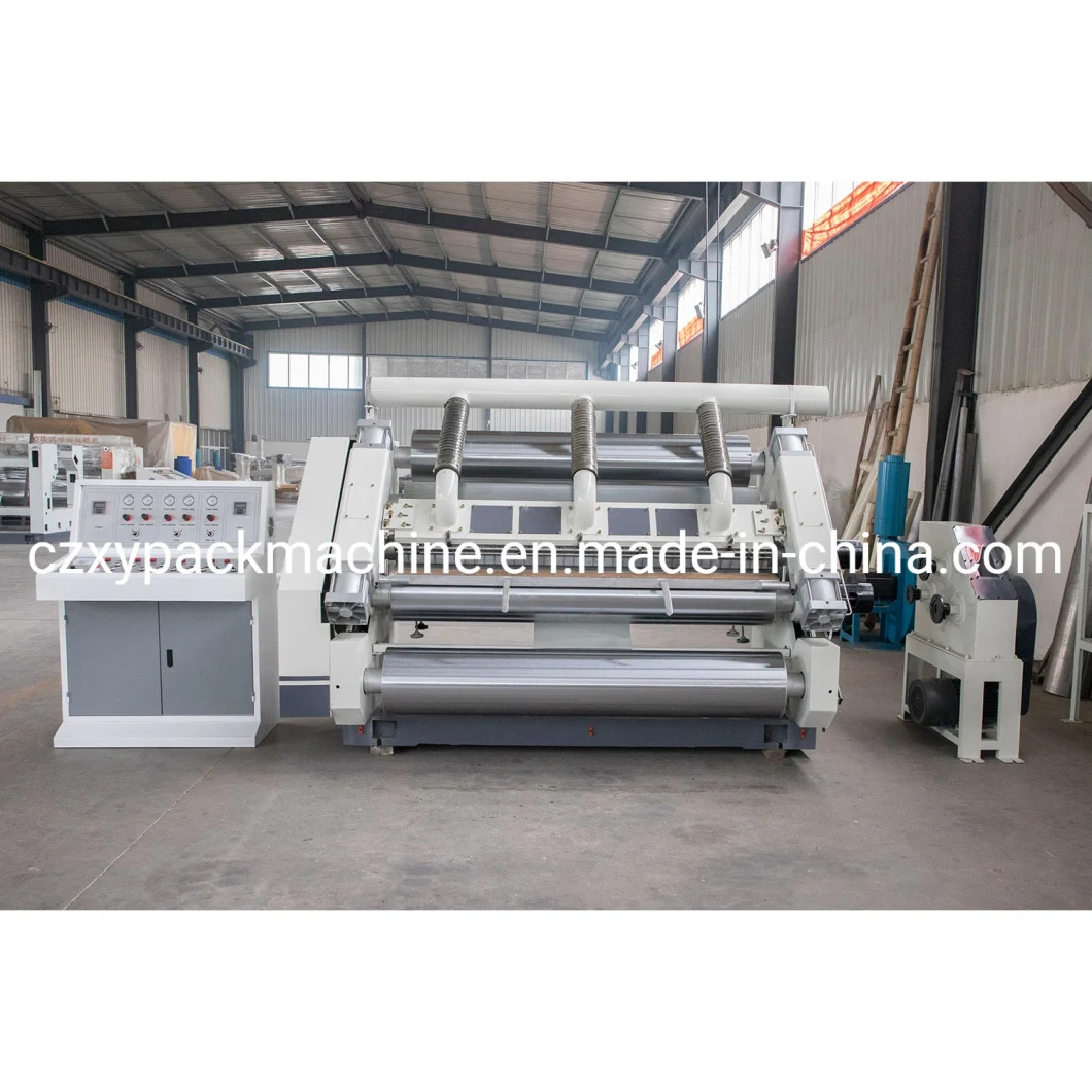 2ply Single Facer Paper Corrugation Carton Box Corrugated Packing Making Production Line Machine