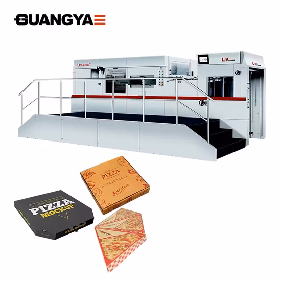 Máquina de corte e vinco automática com decapagem para papel de tamanho grande 1060*770 mm com certificado Ce (LK106MF)