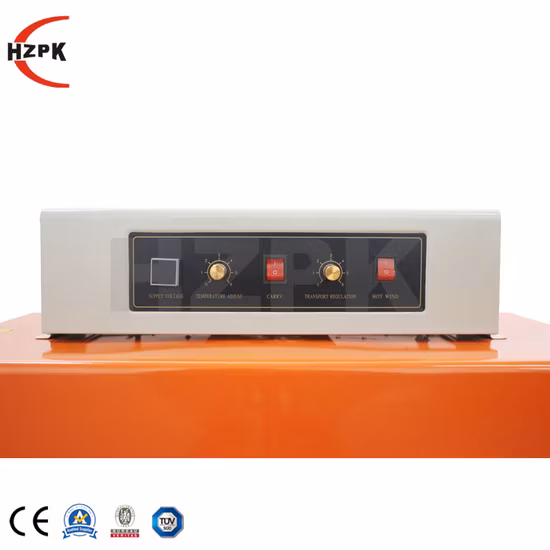 Hzpk BS-260 Máquina de embalagem para embalagem de garrafa pet de PVC para produção de filme retrátil e seladora de etiquetas