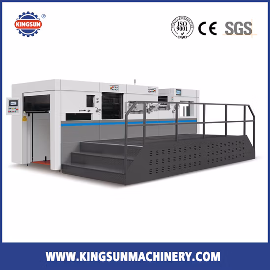 Máquina automática de corte e vinco para caixa de papel modelo MHK-1050